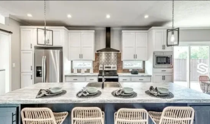 A modular home kitchen in Colorado Springs