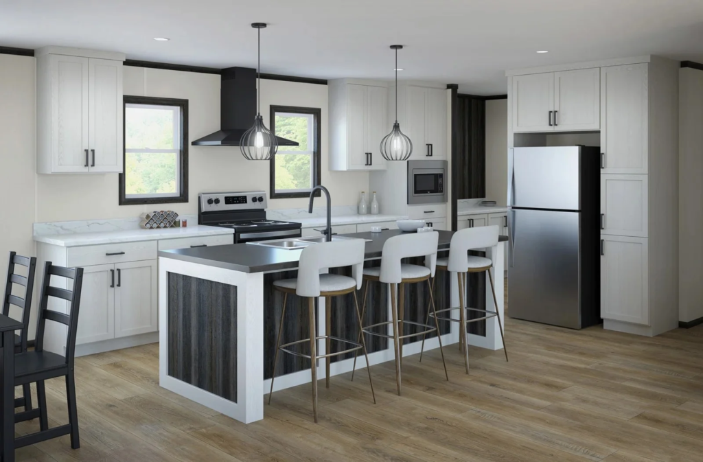 a kitchen of a modular home