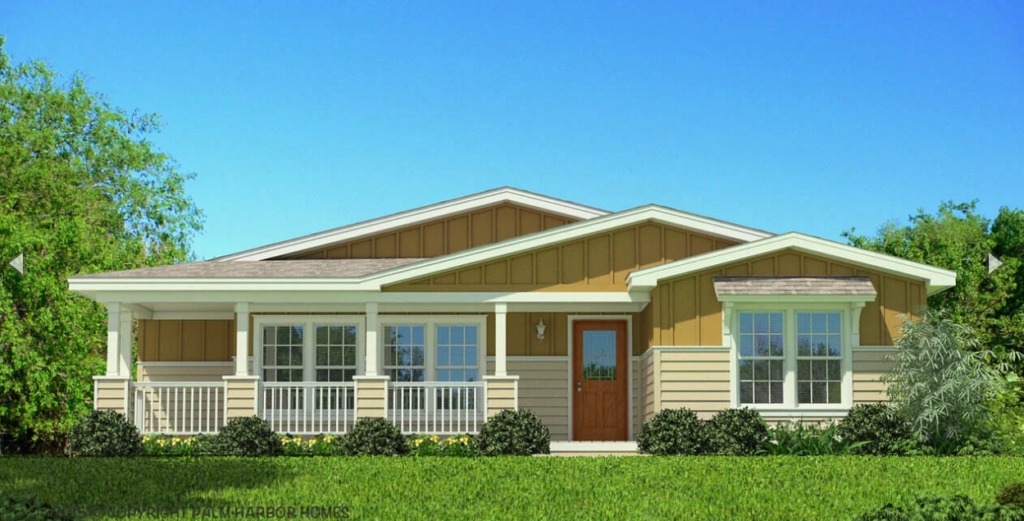 A beautifully designed modular home.