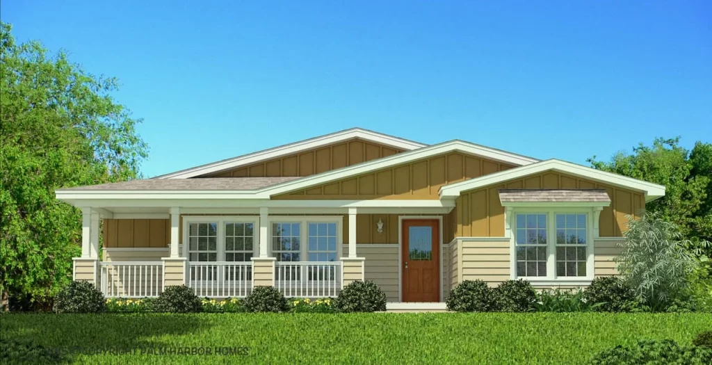 a daylight view of a modular home in Colorado Springs