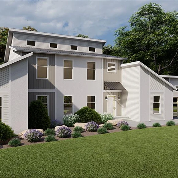 Stylish house with open space 