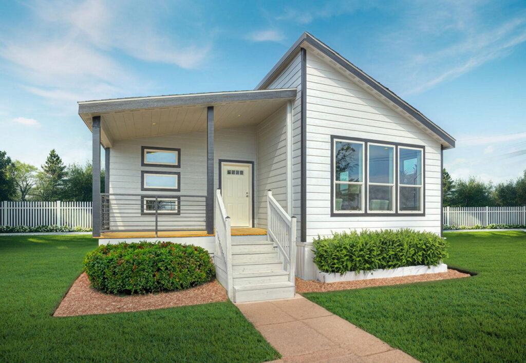 A manufactured house in Colorado