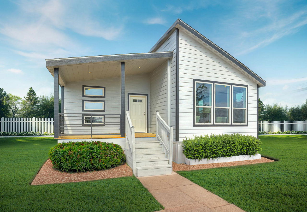 A manufactured house in Colorado