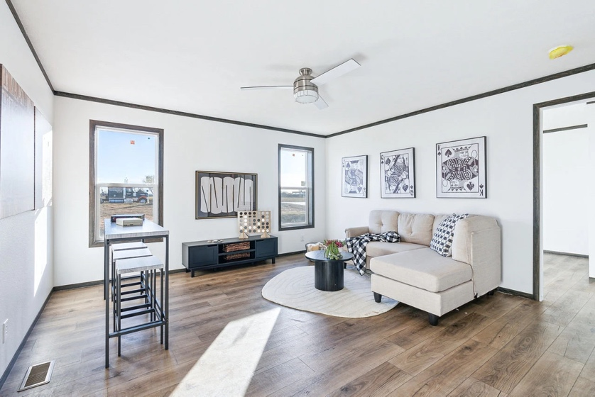 Embrace Space 233 five-bedroom manufactured home floor plan in Colorado