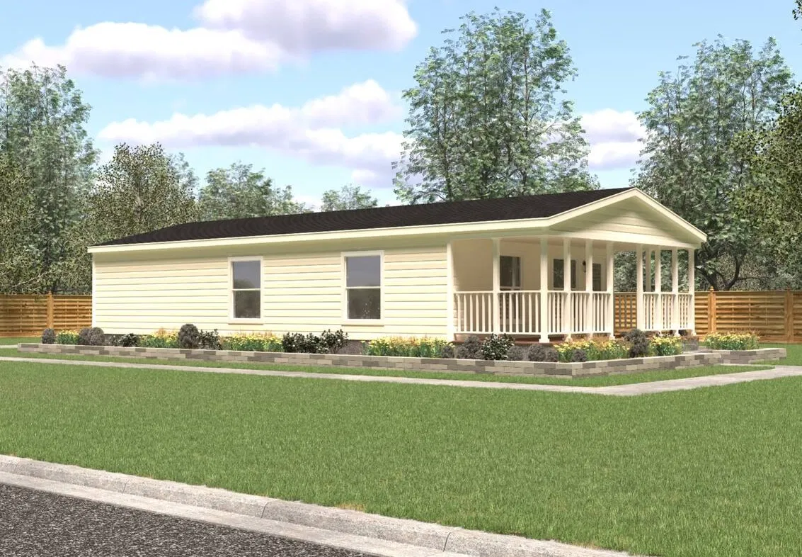 This photo shows The Timberlake with Porch 193002.