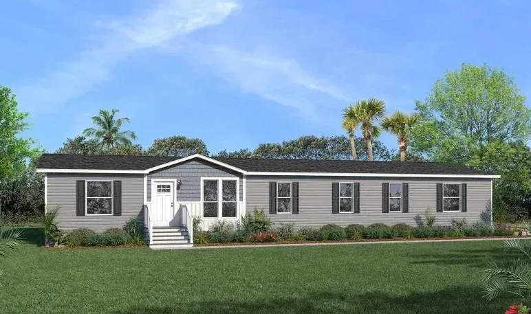 A manufactured house