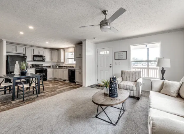 Interior of a manufactured house