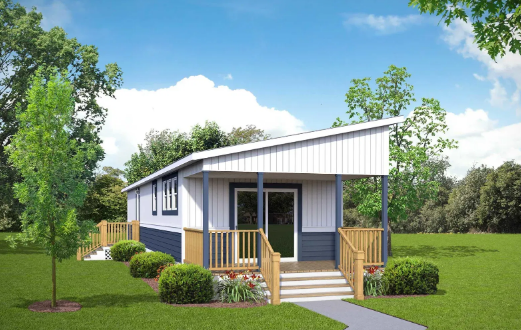 A manufactured house