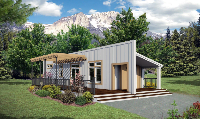 A modern modular house