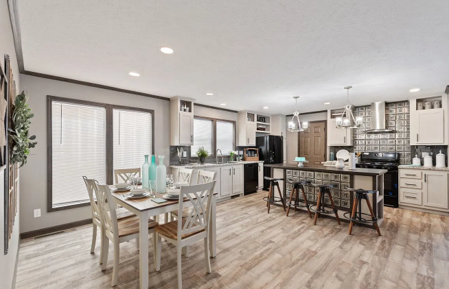 A modern interior of a modular house