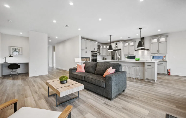 A modern mobile house's interior