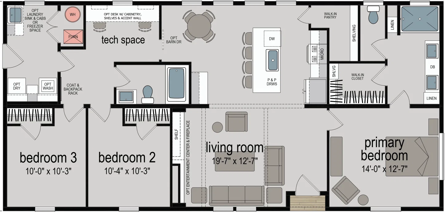 floorplan of a modular home