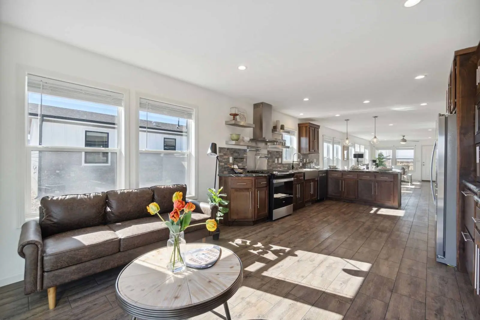 interior of a manufactured home
